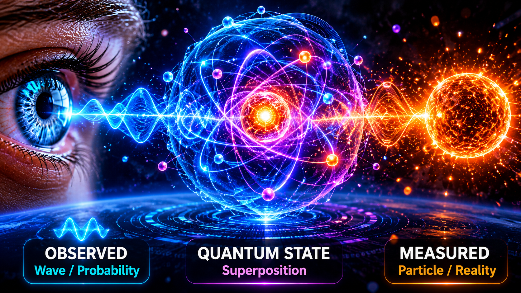 Quantum state observation: wave probability becomes particle reality — Scientists Challenge Reality