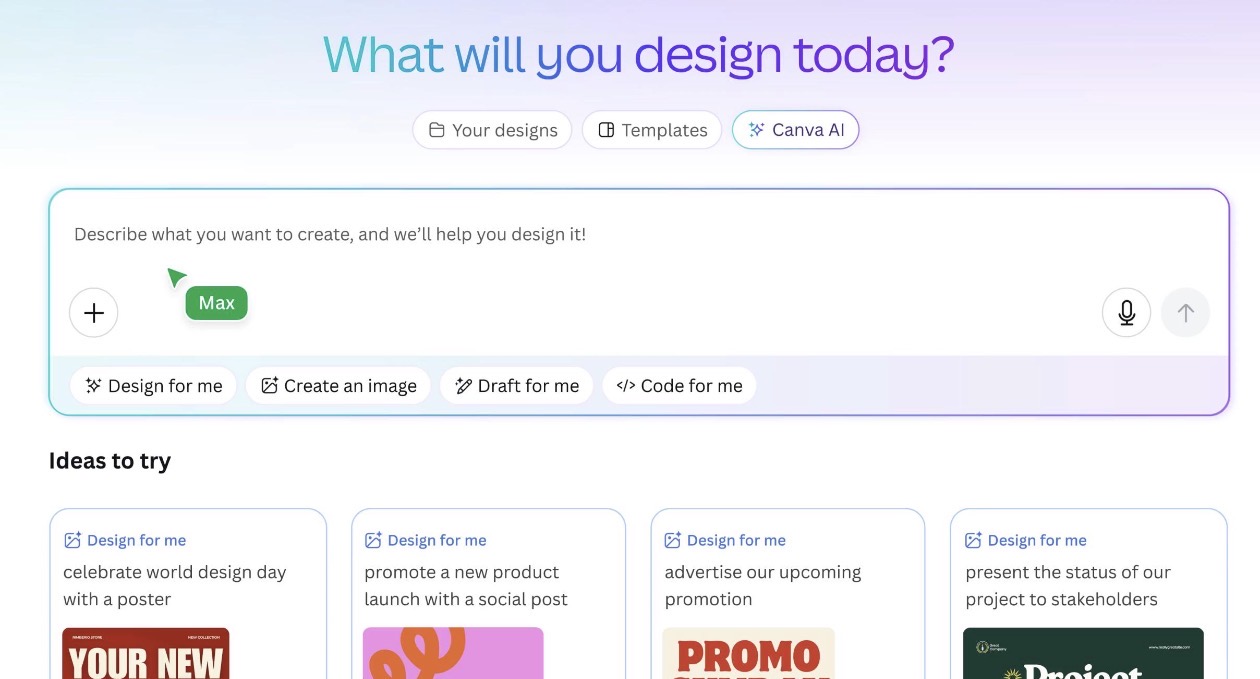 Canva AI for Design
