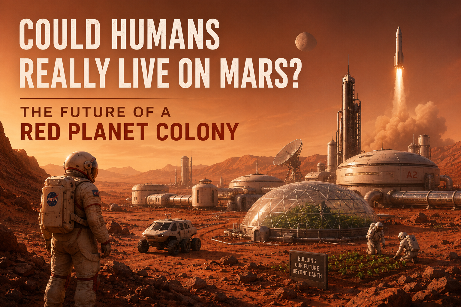 Could Humans Really Live on Mars? The Future of a Red Planet Colony